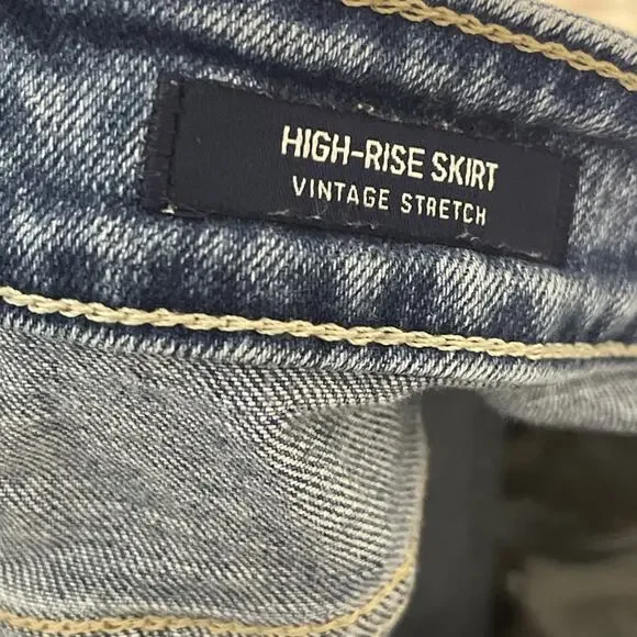 Hollister distressed, high-rise, vintage stretch, mini skirts size 9/29 Y2K - Picture 14 of 15